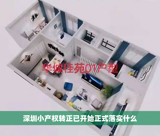 深圳小产权转正已开始正式落实什么