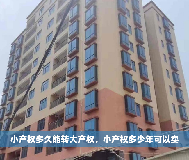 小产权多久能转大产权，小产权多少年可以卖
